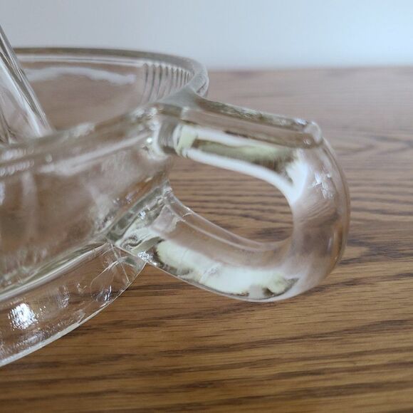 Vintage Federal Clear Depression Glass Citrus Juicer Reamer Lg Rimmed Squeezer - Picture 6 of 15